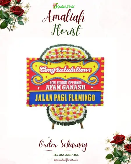 Sewa Papan Bunga Manistutu